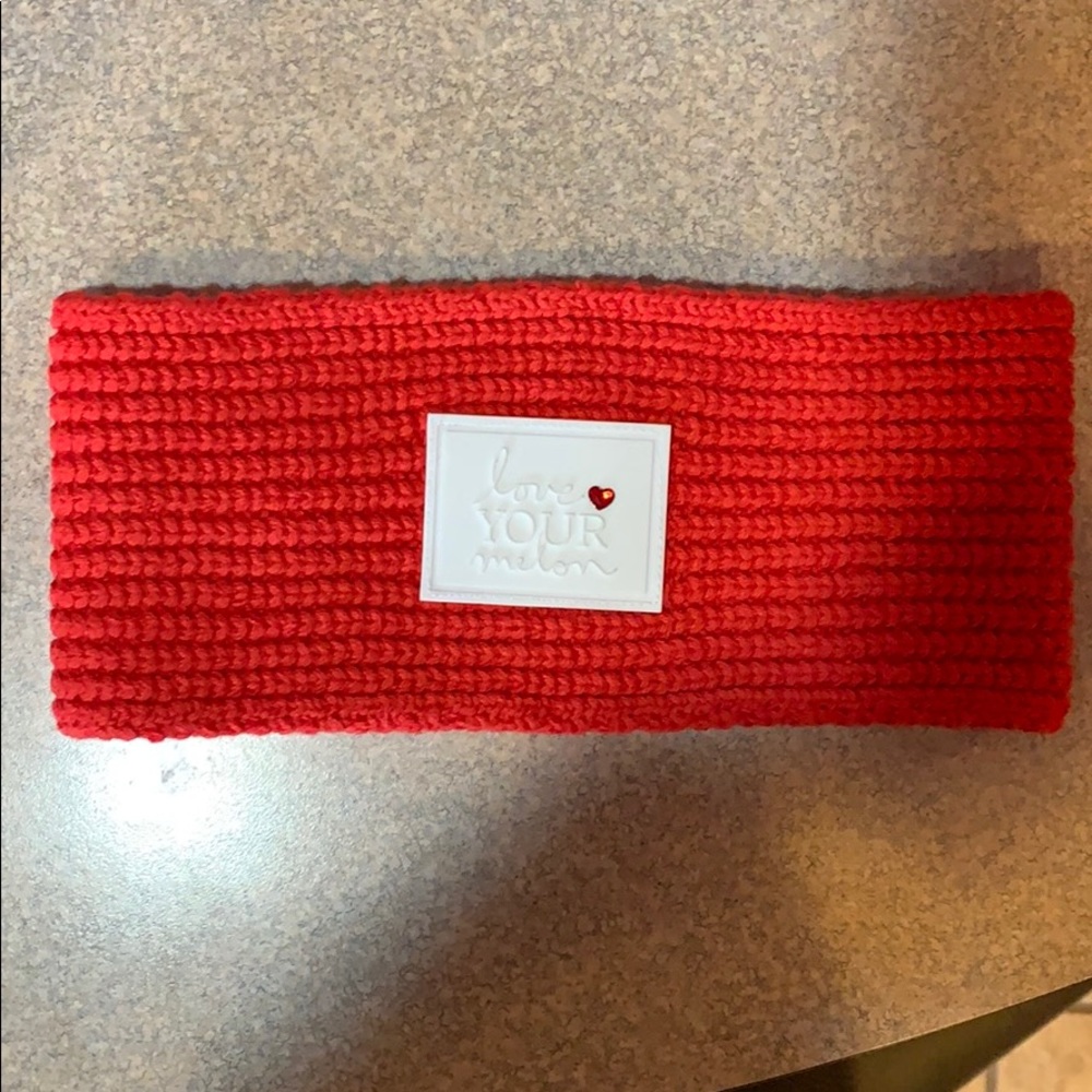 Love your melon red (February) headband - BNWT